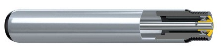 Roll central conveyor belt - with threaded axes 10mm, thread M10, SW15mm